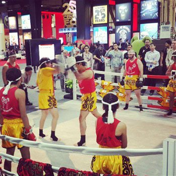 Muaythai at the Animation World Expo