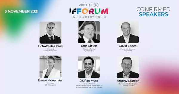 Global Sports Leaders Urged to Collaborate on Post-Tokyo 2020 Momentum at Virtual IF Forum